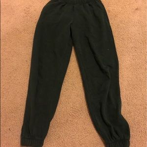 Green brandy Melville sweatpants